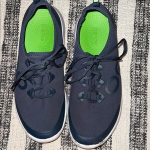 OOFOS Navy MODERN KNIT OOMG SNEAKERS MENS 11
